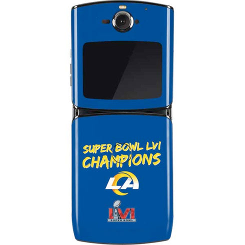 NFL Super Bowl LVI Champions Rams Motorola RAZR Skin