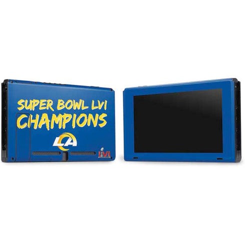 NFL Super Bowl LVI Champions Rams Nintendo Switch Bundle Skin
