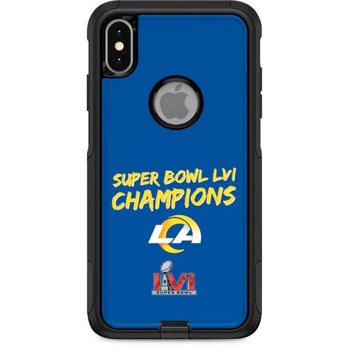 NFL Super Bowl LVI Champions Rams Otterbox Commuter iPhone Skin