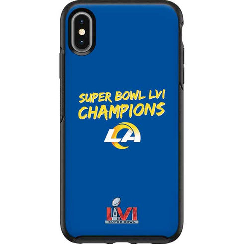 NFL Super Bowl LVI Champions Rams Otterbox Symmetry iPhone Skin