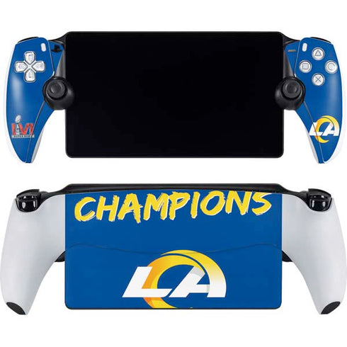 NFL Super Bowl LVI Champions Rams PlayStation Portal Remote Player Skin