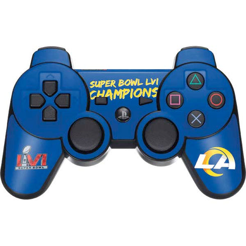 NFL Super Bowl LVI Champions Rams PS3 Dual Shock wireless controller Skin