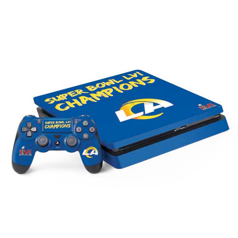 NFL Super Bowl LVI Champions Rams PS4 Slim Bundle Skin