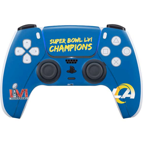 NFL Super Bowl LVI Champions Rams PS5 Controller Skin