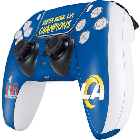 NFL Super Bowl LVI Champions Rams PS5 Controller Skin