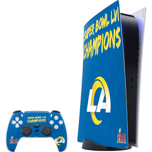 NFL Super Bowl LVI Champions Rams PS5 Digital Edition Bundle Skin