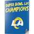 NFL Super Bowl LVI Champions Rams PS5 Digital Edition Console Skin