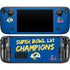NFL Super Bowl LVI Champions Rams Steam Deck Handheld Gaming Computer Skin