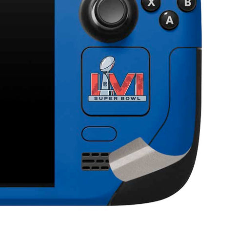 NFL Super Bowl LVI Champions Rams Steam Deck Handheld Gaming Computer Skin