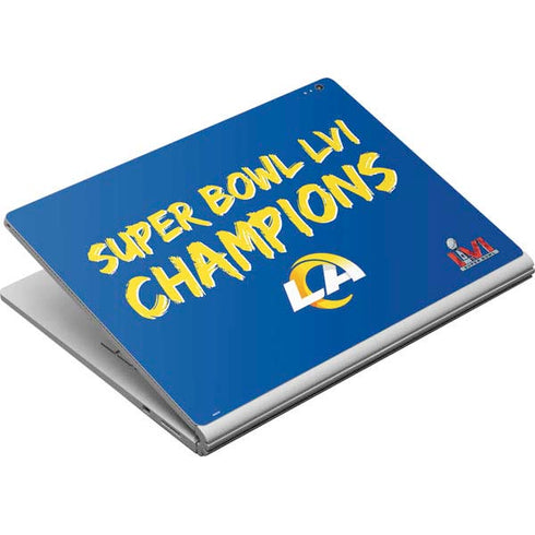 NFL Super Bowl LVI Champions Rams Surface Book Skin