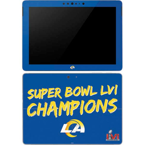 NFL Super Bowl LVI Champions Rams Surface Go Skin