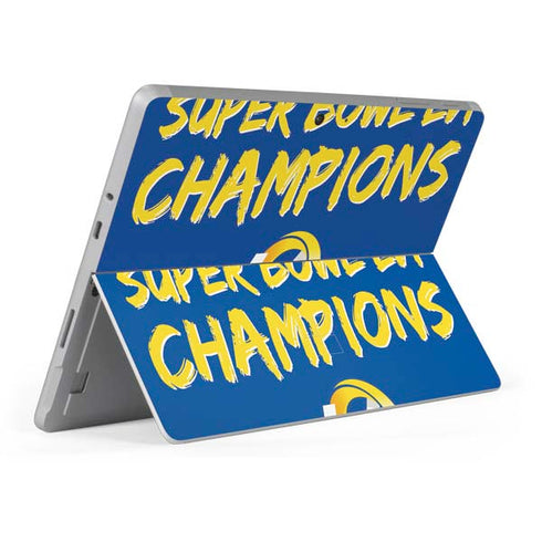 NFL Super Bowl LVI Champions Rams Surface Go Skin