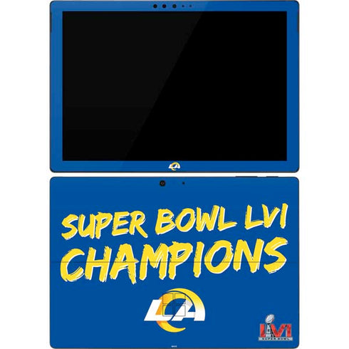 NFL Super Bowl LVI Champions Rams Surface Pro 7 Skin