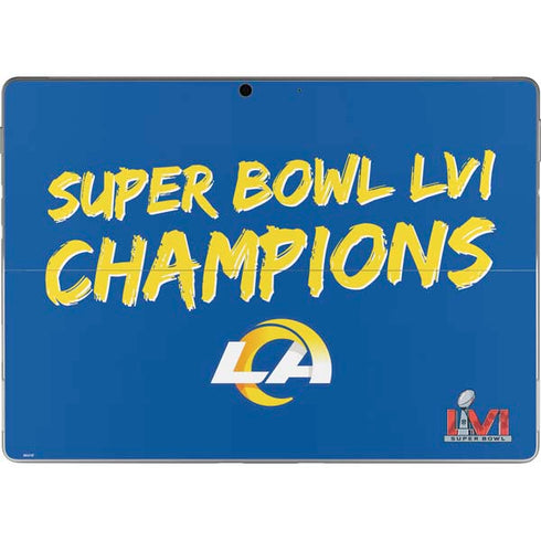 NFL Super Bowl LVI Champions Rams Surface Pro 8 Skin