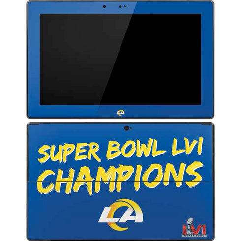 NFL Super Bowl LVI Champions Rams Surface Pro Tablet Skin