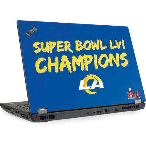 NFL Super Bowl LVI Champions Rams Lenovo ThinkPad Skin