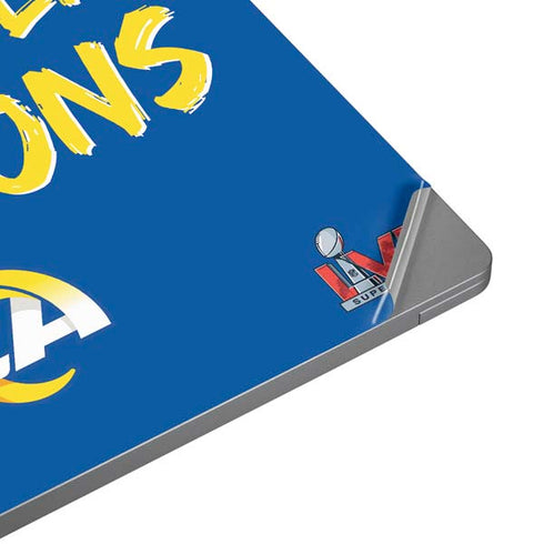 NFL Super Bowl LVI Champions Rams Universal Laptop 11in (8.8 x 6.2in) Skin