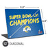 NFL Super Bowl LVI Champions Rams Universal Laptop 12in (9.8 x 6.8in) Skin
