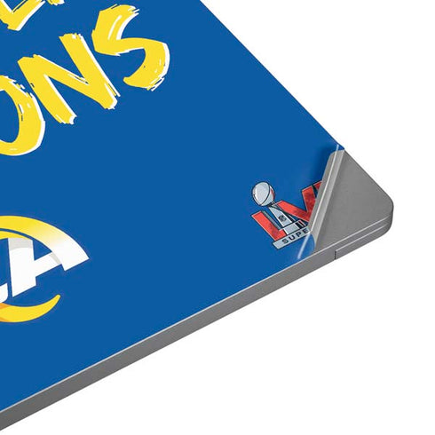 NFL Super Bowl LVI Champions Rams Universal Laptop 16in (13 x 9.4in) Skin