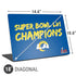 NFL Super Bowl LVI Champions Rams Universal Laptop 18in (14.6 x 10.6in) Skin