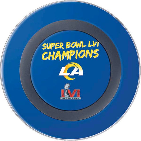 NFL Super Bowl LVI Champions Rams Wireless Charger Skin