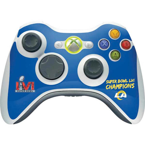 NFL Super Bowl LVI Champions Rams Xbox 360 Wireless Controller Skin