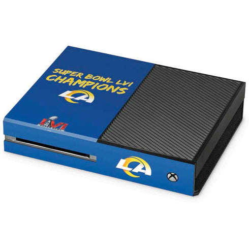 NFL Super Bowl LVI Champions Rams Xbox One Console Skin