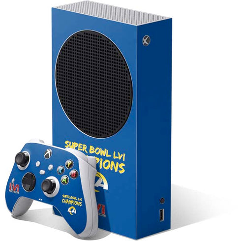 NFL Super Bowl LVI Champions Rams Xbox Series S Skins