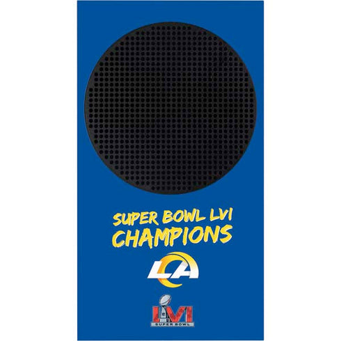NFL Super Bowl LVI Champions Rams Xbox Series S Console Skin