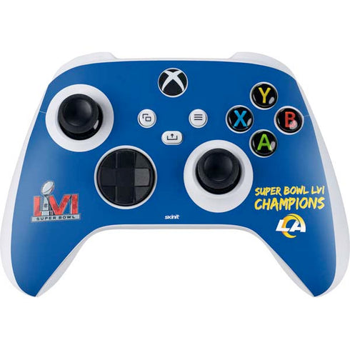 NFL Super Bowl LVI Champions Rams Xbox Series S Controller Skin