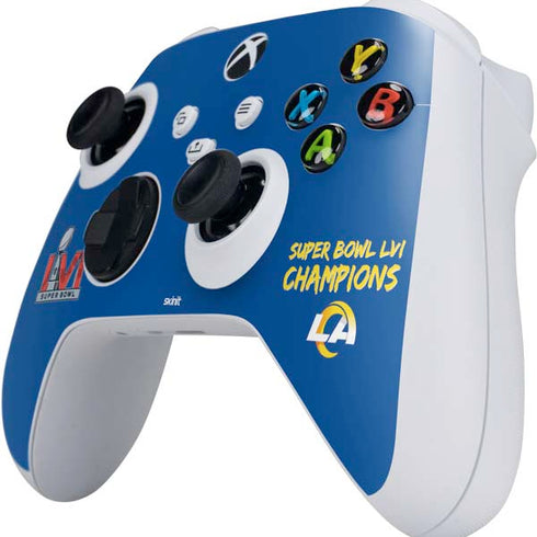 NFL Super Bowl LVI Champions Rams Xbox Series S Controller Skin
