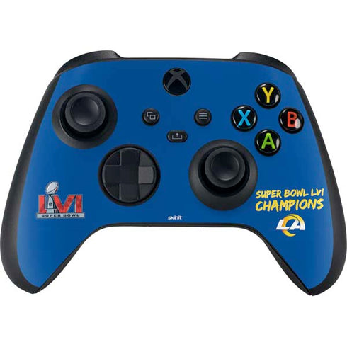 NFL Super Bowl LVI Champions Rams Xbox Series X Controller Skin
