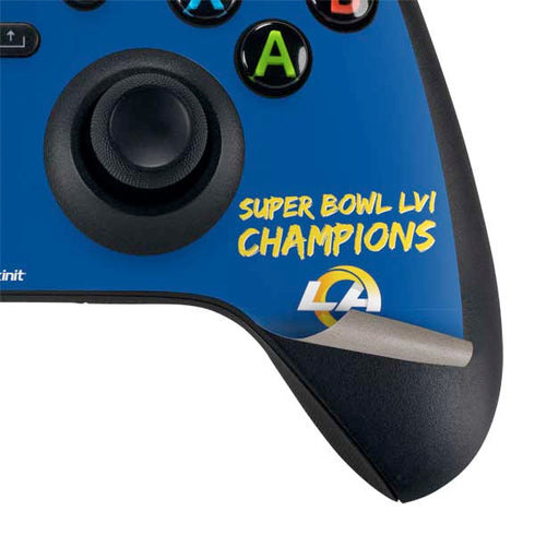 NFL Super Bowl LVI Champions Rams Xbox Series X Controller Skin