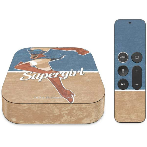 DC Comics Bombshells Supergirl Apple TV Skin