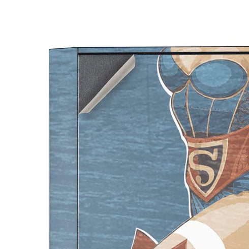 DC Comics Bombshells Supergirl Corsair 4000D Tempered Glass Mid-Tower ATX Case Skin