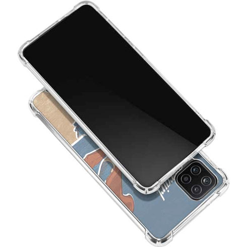 DC Comics Bombshells Supergirl Galaxy A12 Clear Case