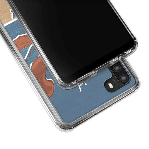 DC Comics Bombshells Supergirl Galaxy A21 Clear Case