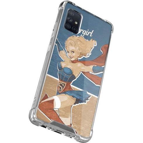 DC Comics Bombshells Supergirl Galaxy A51 5G Clear Case
