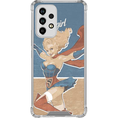 DC Comics Bombshells Supergirl Galaxy A53 5G Clear Case