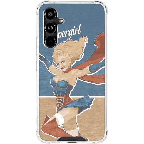 DC Comics Bombshells Supergirl Galaxy A54 5G Clear Case