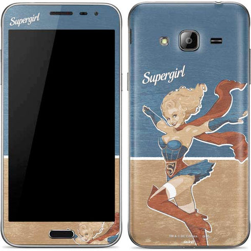 DC Comics Bombshells Supergirl Galaxy J3 Skin
