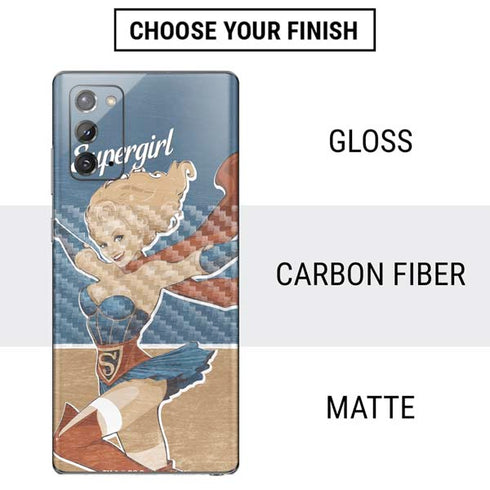 DC Comics Bombshells Supergirl Galaxy Note20 5G Skin