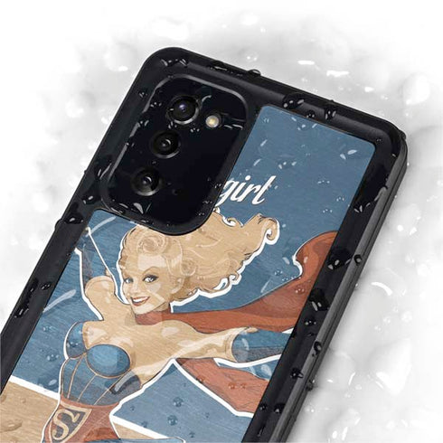 DC Comics Bombshells Supergirl Galaxy Note20 5G Waterproof Case