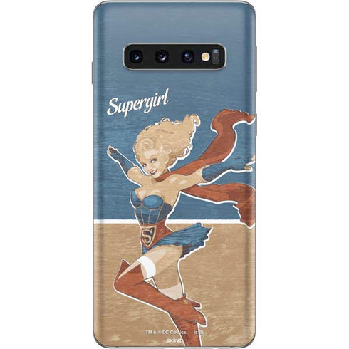 DC Comics Bombshells Supergirl Galaxy S10 Skin