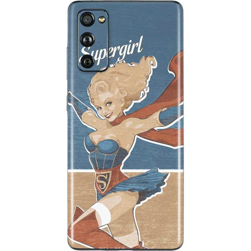 DC Comics Bombshells Supergirl Galaxy S20 Fan Edition Skin