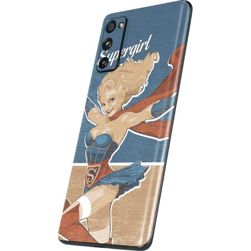 DC Comics Bombshells Supergirl Galaxy S20 Fan Edition Skin