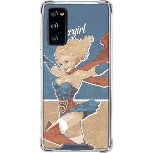 DC Comics Bombshells Supergirl Galaxy S20 FE Clear Case