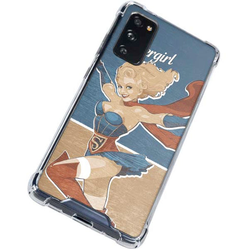DC Comics Bombshells Supergirl Galaxy S20 FE Clear Case