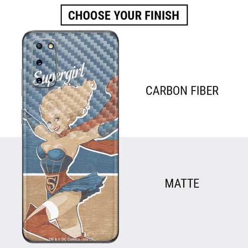 DC Comics Bombshells Supergirl Galaxy S20 Skin