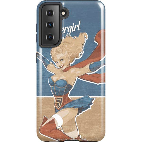 DC Comics Bombshells Supergirl Galaxy S21 5G Pro Case